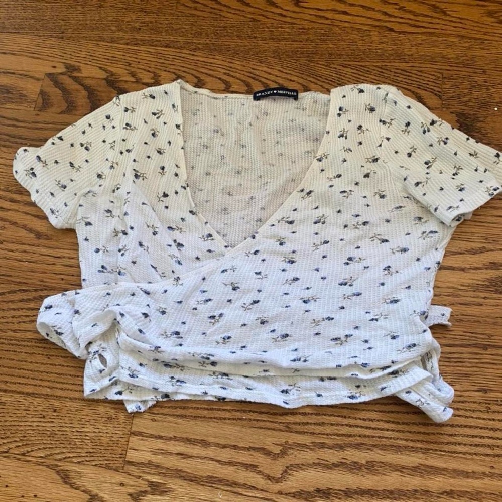 Brandy Melville Wrap Top